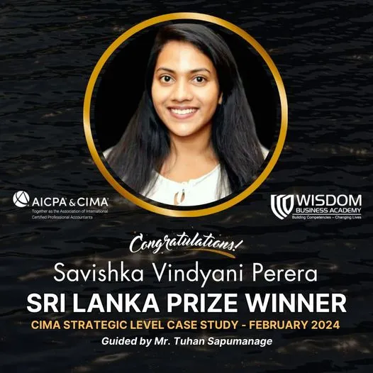 Prize winner of the CIMA CGMA Strategic Level February 2024