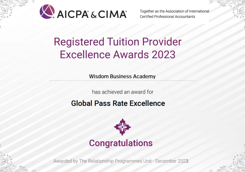 Global Pass Rate Excellence Award